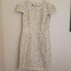 Never worn! 4C cream and lace dress